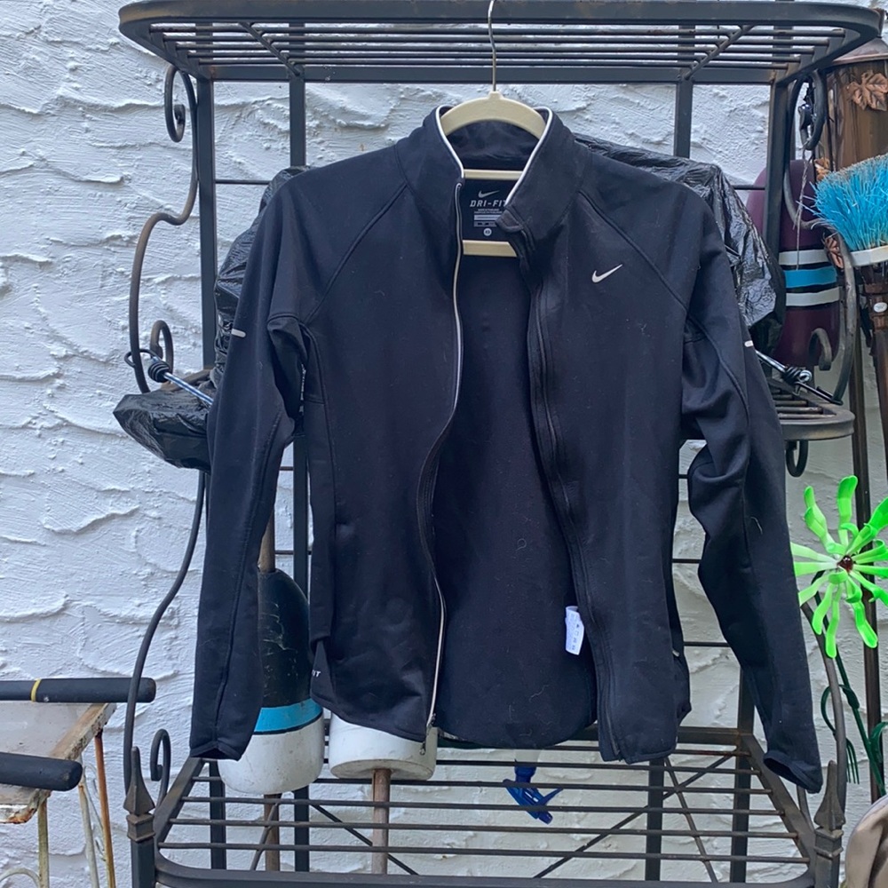 Nike black zip up